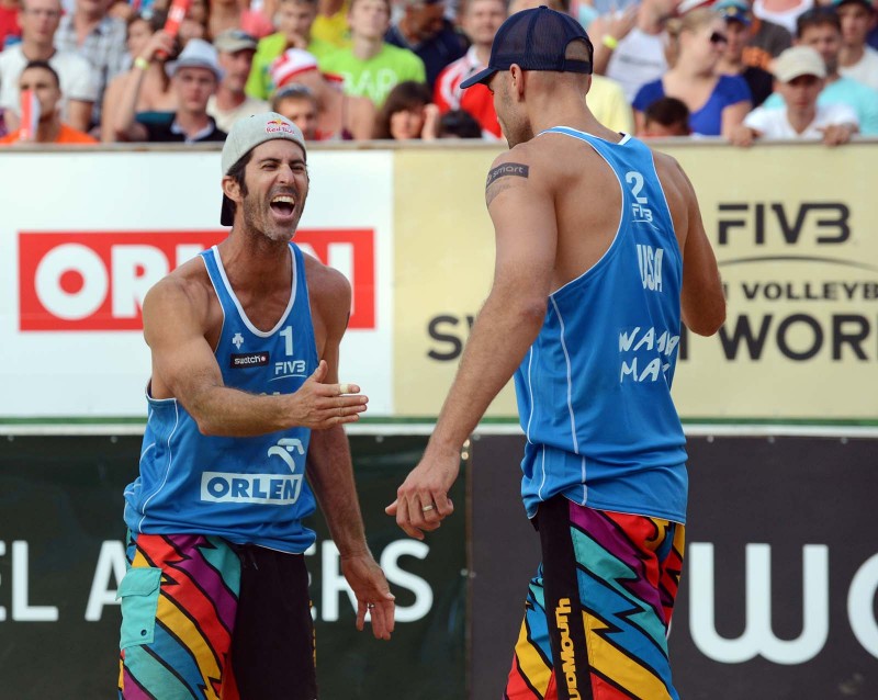 Todd Rogers and Phil Dalhausser from USA